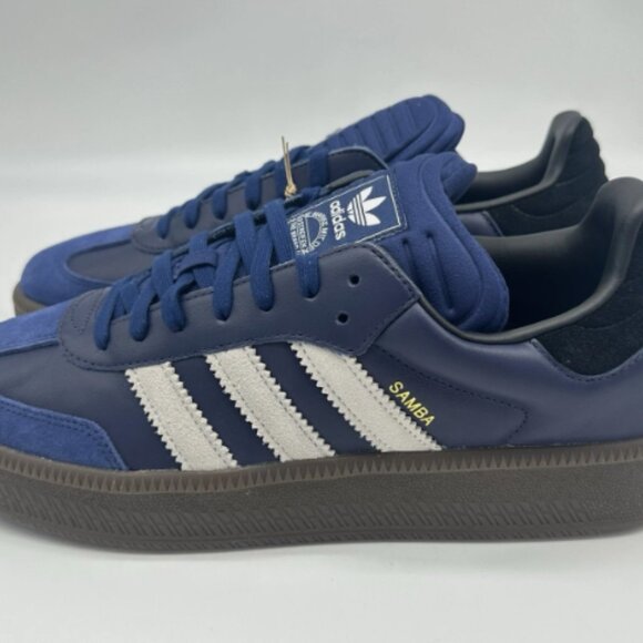 Adidas Originals Samba XLG Men's Dark Blue Cloud White "MULTIPLE SIZE" - Picture 2 of 8